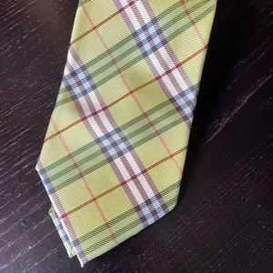 Iconic Burberry Check Silk Tie